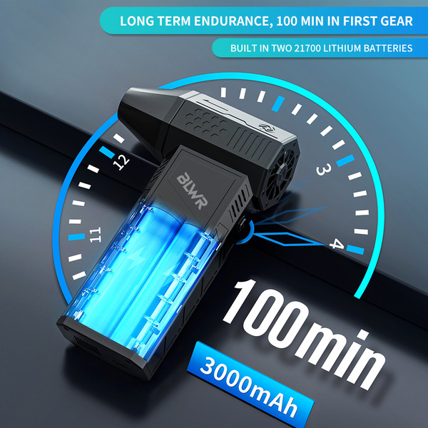 BLWR 301 Portable Turbo Air Fan Jetfan Blower -Handheld Cleaner & Hairdryer