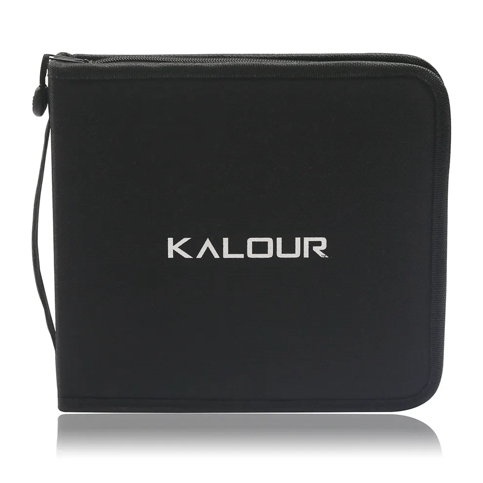 KALOUR 83 Mixed Pencil Drawing Set in Nylon Case - Complete Sketching Set