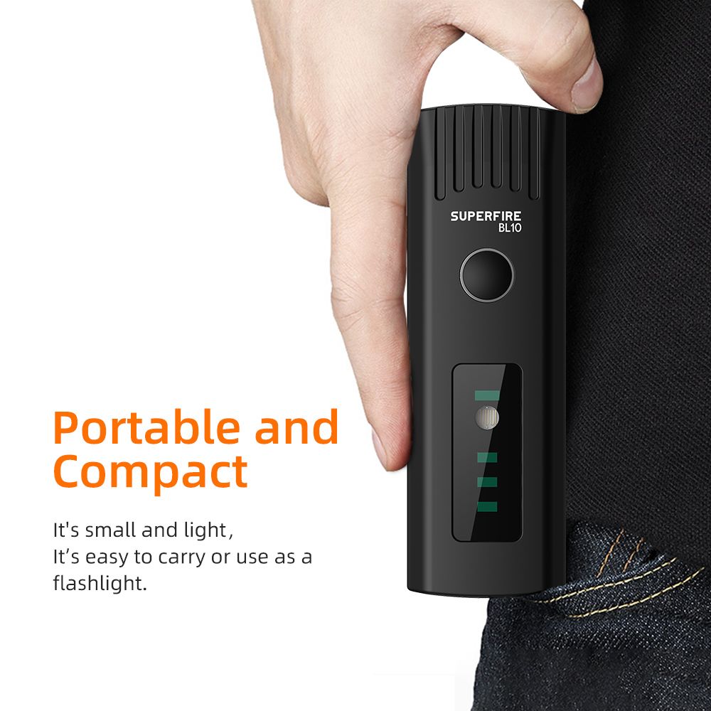 Superfire BL-10 250lm Front Bicycle Light Rechargeable Water Resistant