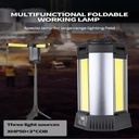 SUPERFIRE LT02 Magnetic Floodlight with Retractable Tripod - 2000 Lumens
