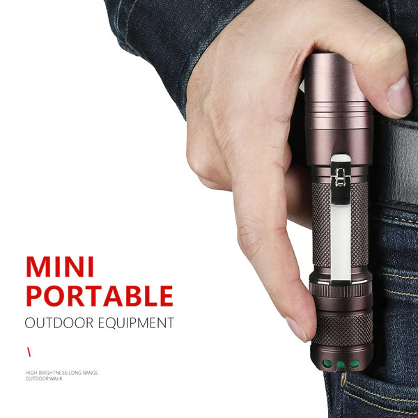 SUPERFIRE A6 High Power LED Flashlight - 1100 Lumens Rechargeable Torch