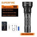 GODFIRE TN05-S Compact High-End Flashlight - Magnetic Tail, 5 Light Modes