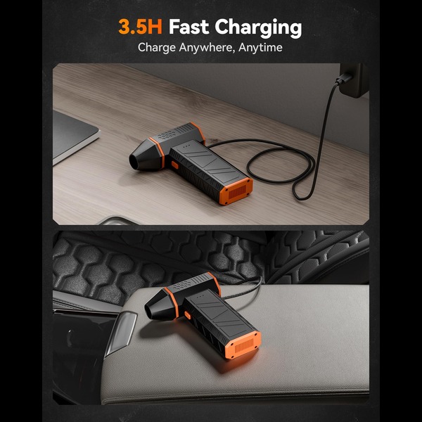 WOLFBOX MF50 Electric Air Duster - 110000RPM Cordless Mini Blower