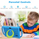 PRITOM K7 Pro Kids Tablet - 7" 4GB RAM, 32GB ROM, Case with Side Handles - Blue