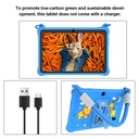 PRITOM Kids Adventure Tablet 7" - 2GB RAM, 32GB Storage, Parental Controls - Blue