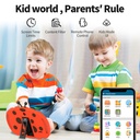 PRITOM Kids Smart Tablet 7 WiFi | 2GB RAM, 32GB Storage, Parental Controls - Orange