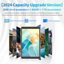 Pritom Tab 8 Pro 8GB RAM 64GB ROM Tablet 8" IPS Display - White