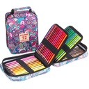 KALOUR 72 Color Colored Pencil Set in Nylon Case Adult Coloring Books