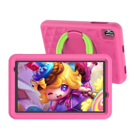 Pritom Tab 8 Pro Kids - 8GB RAM, 64GB ROM, Parental Controls, 5000mAh - Pink