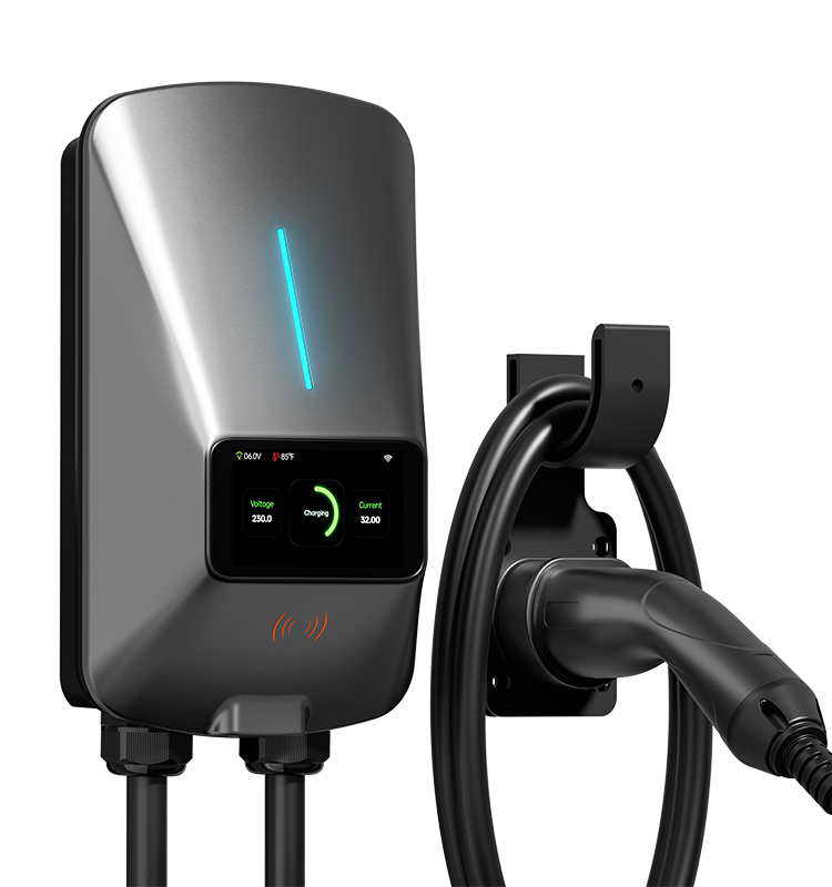 WOLFBOX 7kW WiFi Smart EV Charger - 7.6m Cable, 230V AC Single-Phase