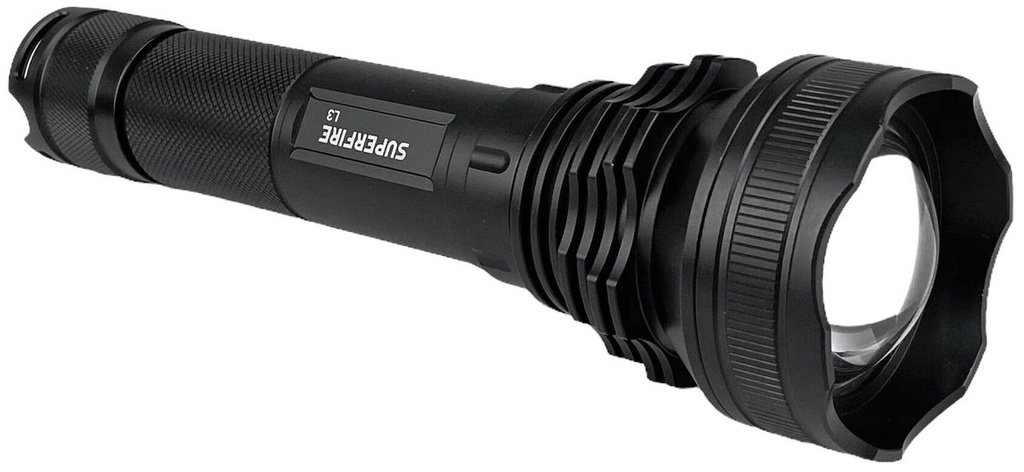 SUPERFIRE L3-P90 Zoomable Tactical Flashlight Torch 2700 Lumens