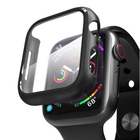 [3273] ZS Screen Glass APPLE WATCH FULL COVER +GLASS BLACK 42/44MM 