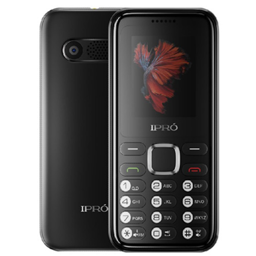 [6804] IPRO A10 Mini Mobile Phone 1.77 Inch Dual SIM GSM Seniors Black